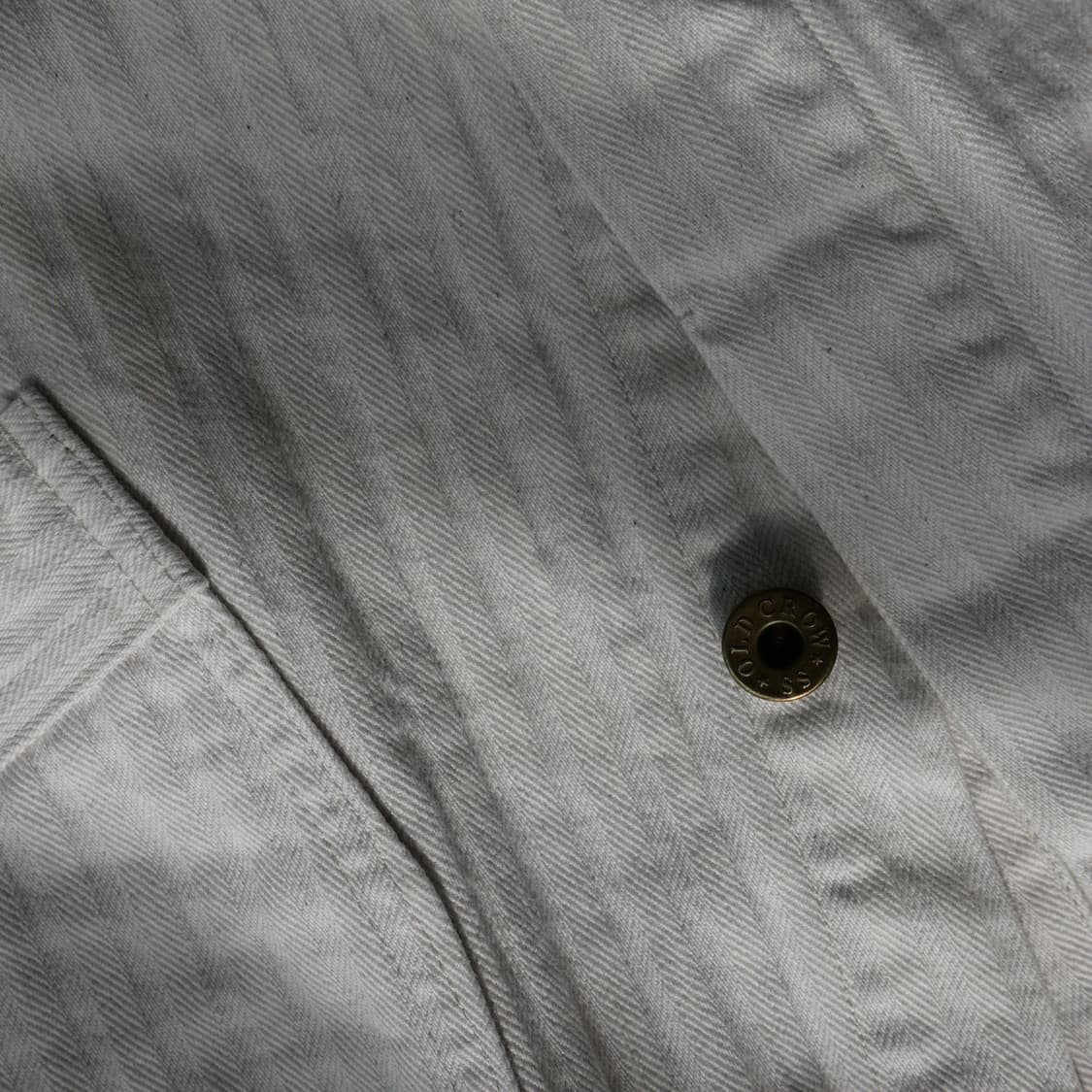 글래드핸드 올드크로우 스피드 샵 코트 (헤링본 데님 원단) 상품이미지6