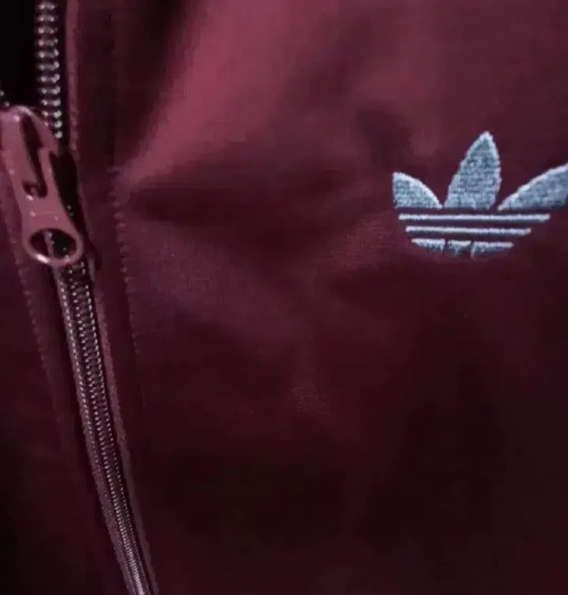 아디다스 BB트랙탑 마룬 와인 버건디 저지 져지집업 95/M 상품이미지3