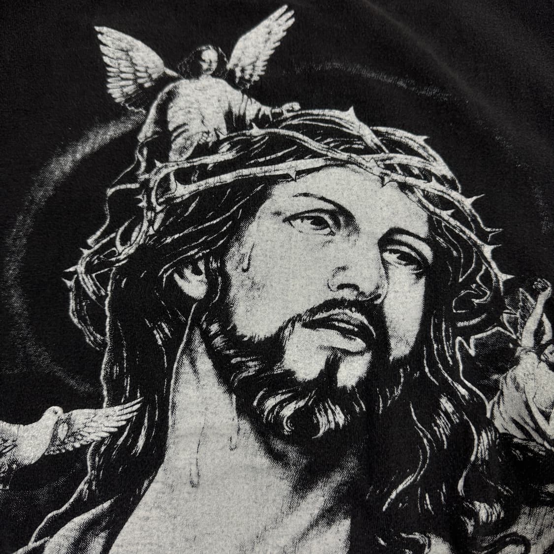 빈티지 90s Faded Jesus 지저스 티셔츠 상품이미지4