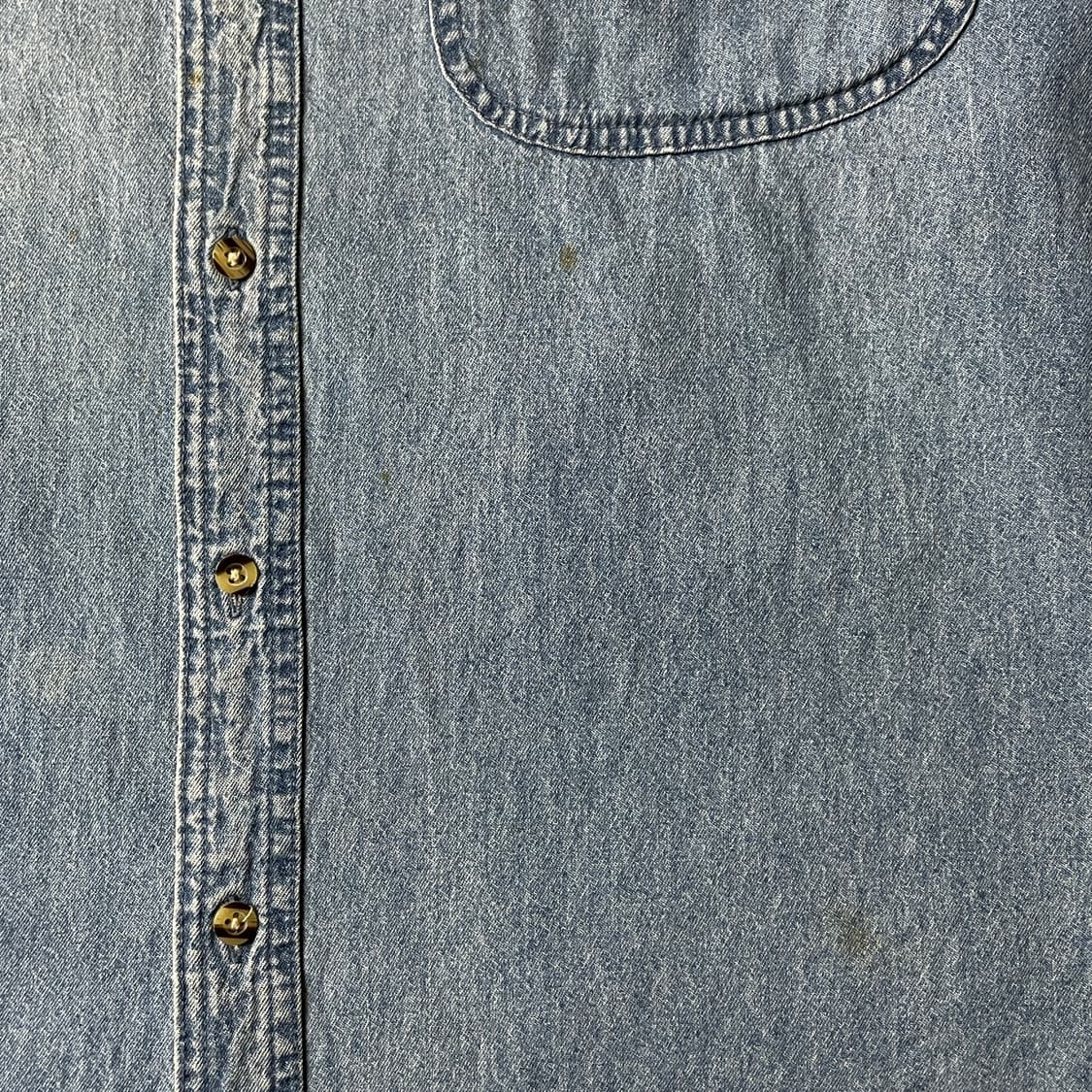 CADRE ATHLETIC 빈티지 다운버튼 코튼 데님 셔츠 A00609 상품이미지5