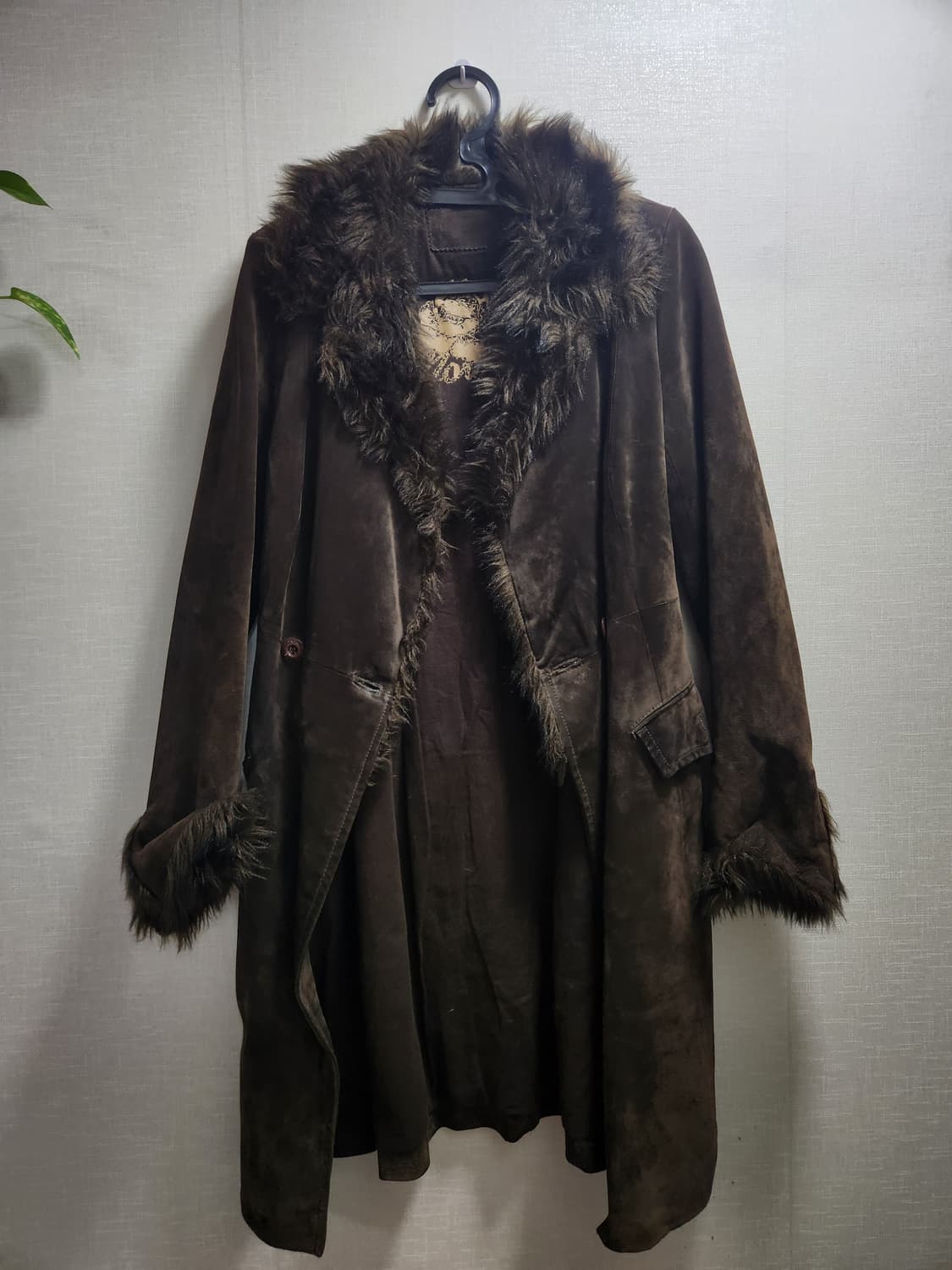 Morgan vkei fur & suede overcoat 상품이미지1