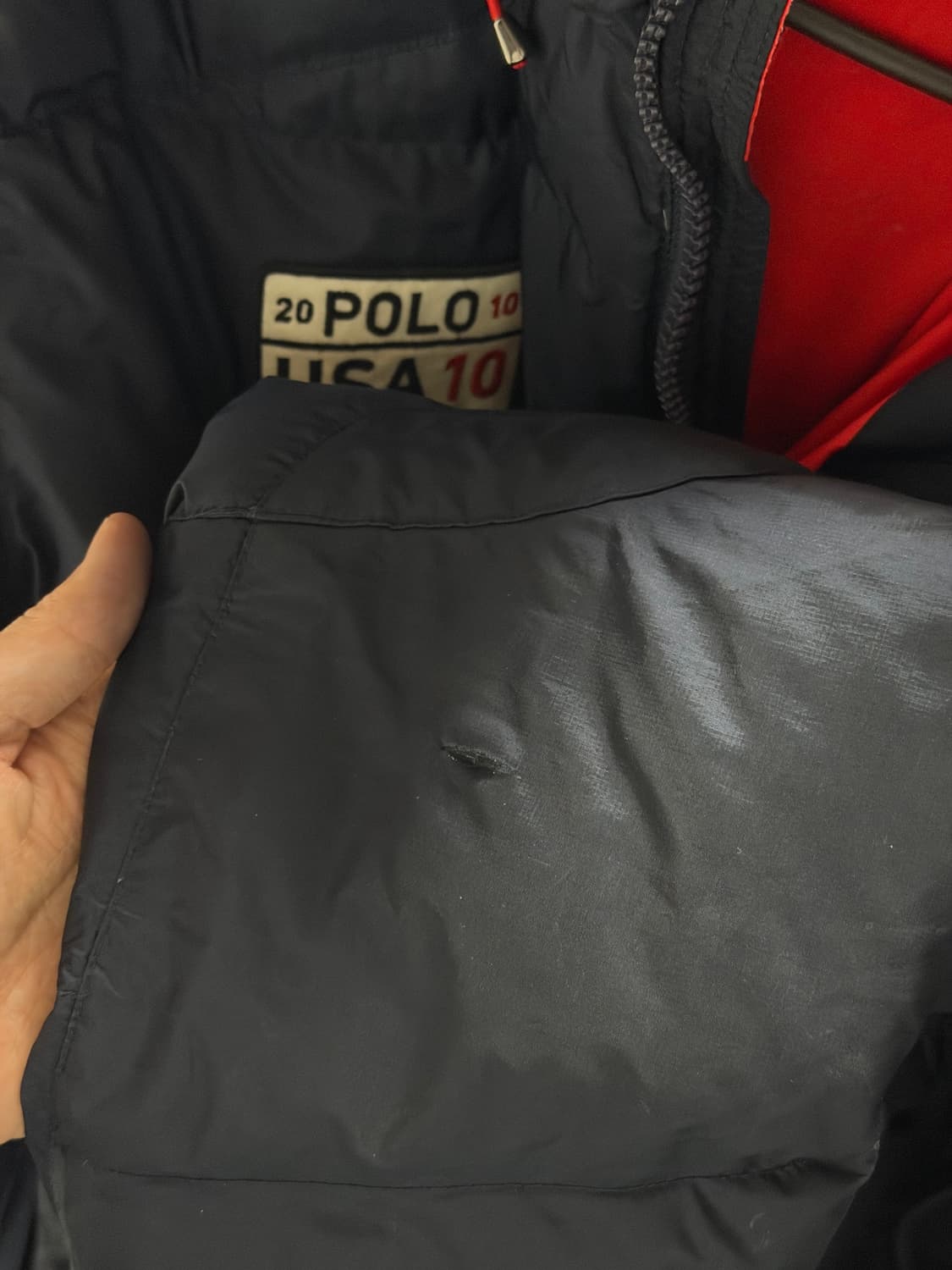 폴로 랄프로렌 빅포니 치프키프 USA 성조기 패딩 네이비 상품이미지9