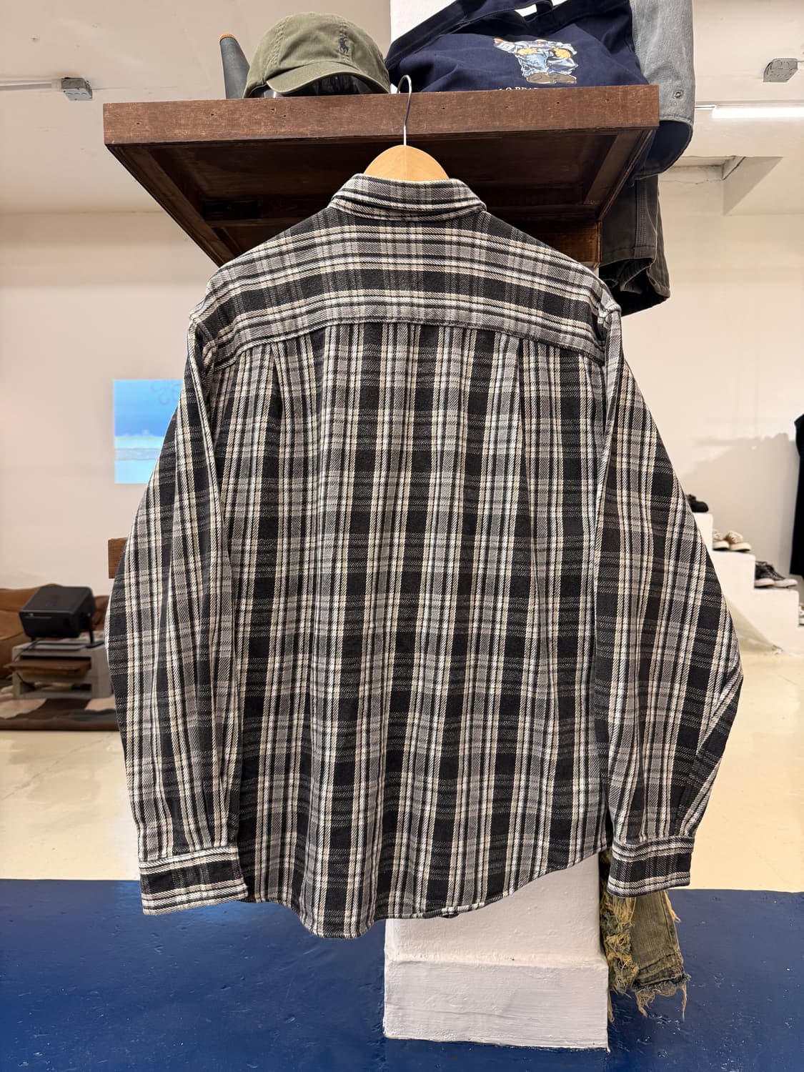 1990s Guess 게스 체크 셔츠 상품이미지4