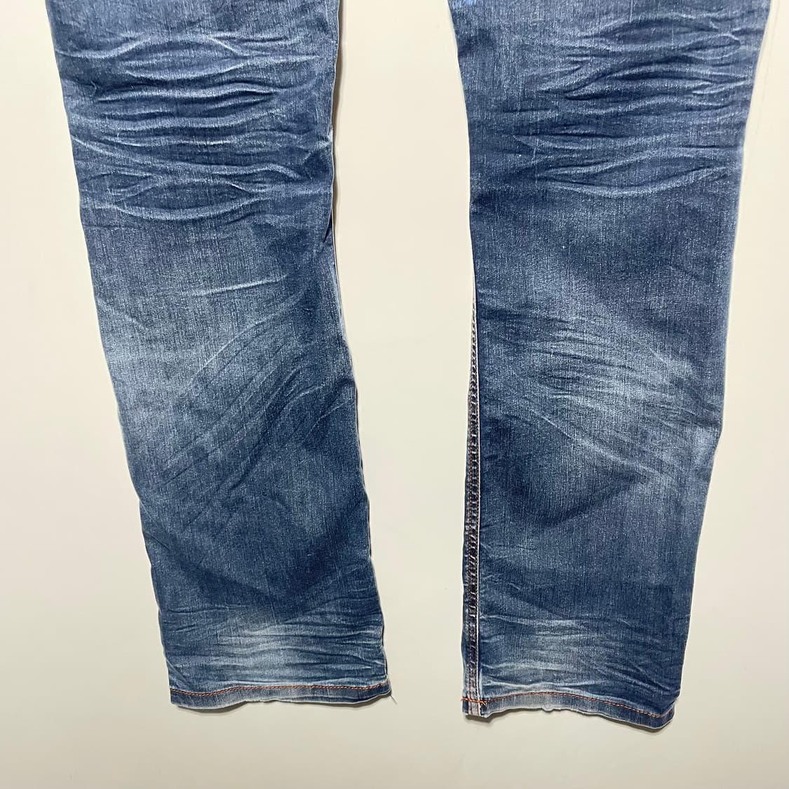 EVISU 에비수 오렌지 갈매기 데님팬츠 상품이미지5