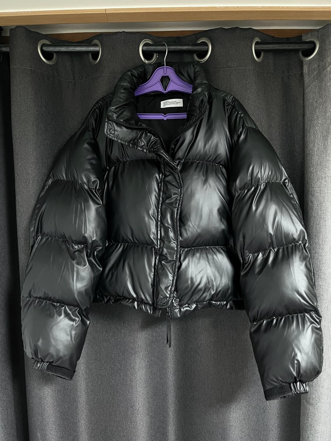 파르티멘토 유광 블랙패딩 상품이미지1