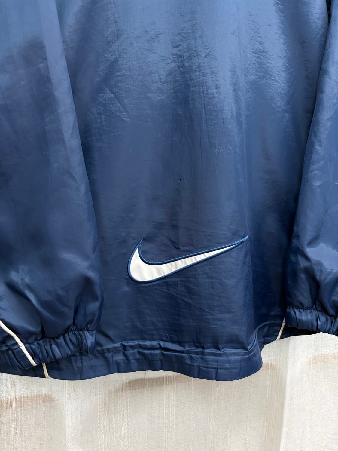 00s nike korea 나이키 빈티지 올드스쿨 빅스우시 바람막이 상품이미지4