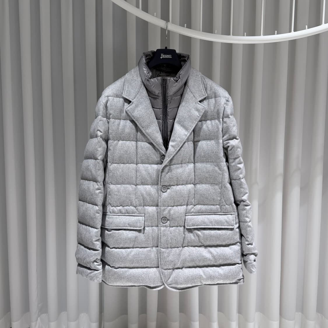 (A+/58) / 에르노 레이어드 구스다운 캐시미어 패딩 자켓 상품이미지1