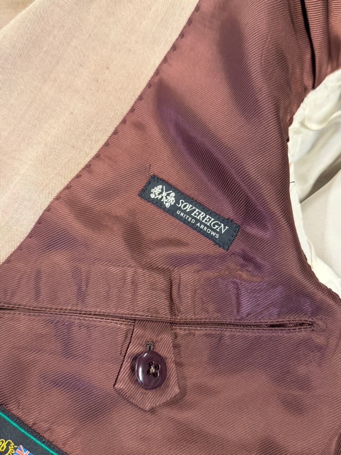 유나이티드애로우 소버린 수트 남성95-100 상품이미지9