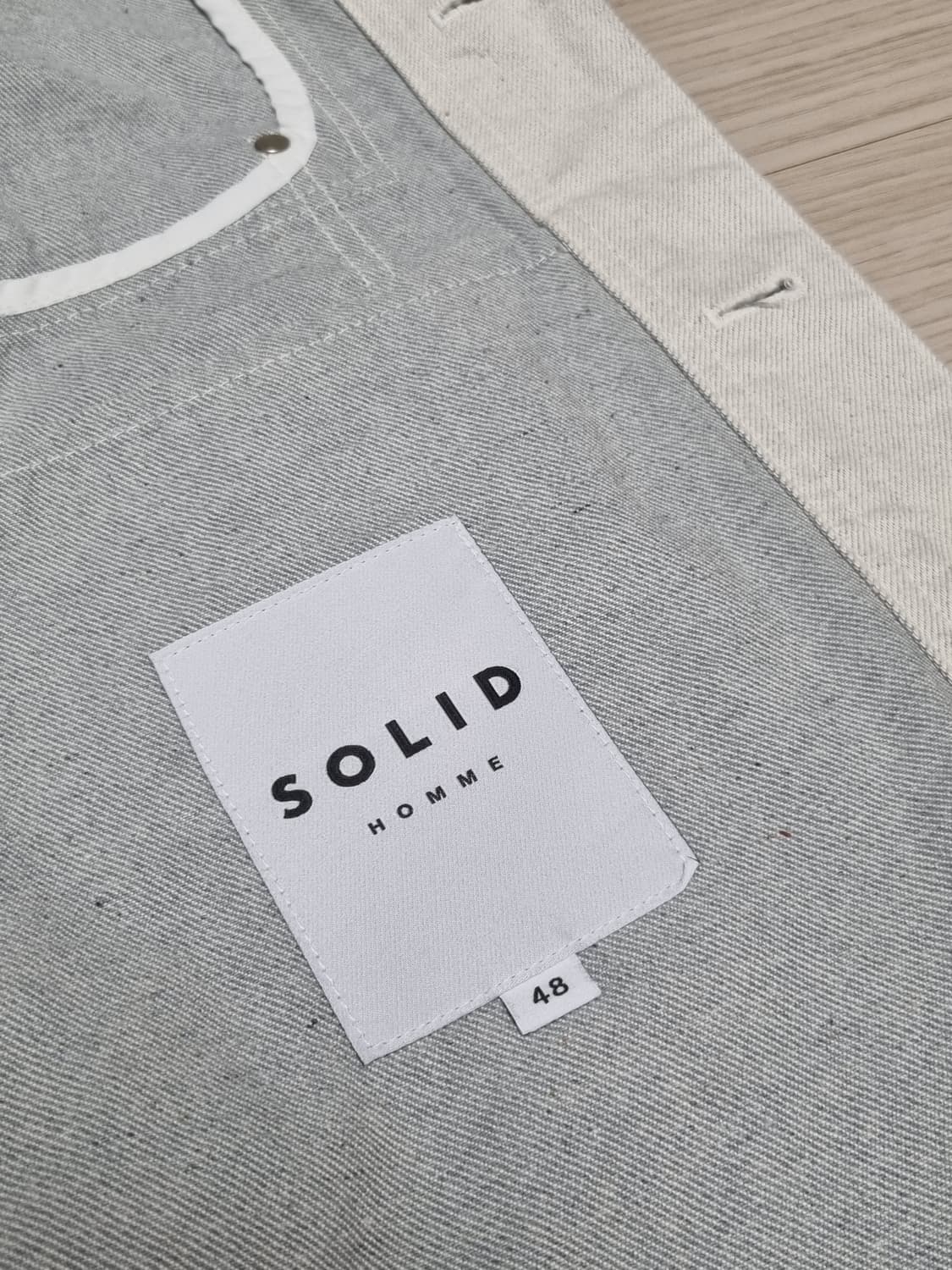 솔리드옴므 크롭 데님 자켓 상품이미지4