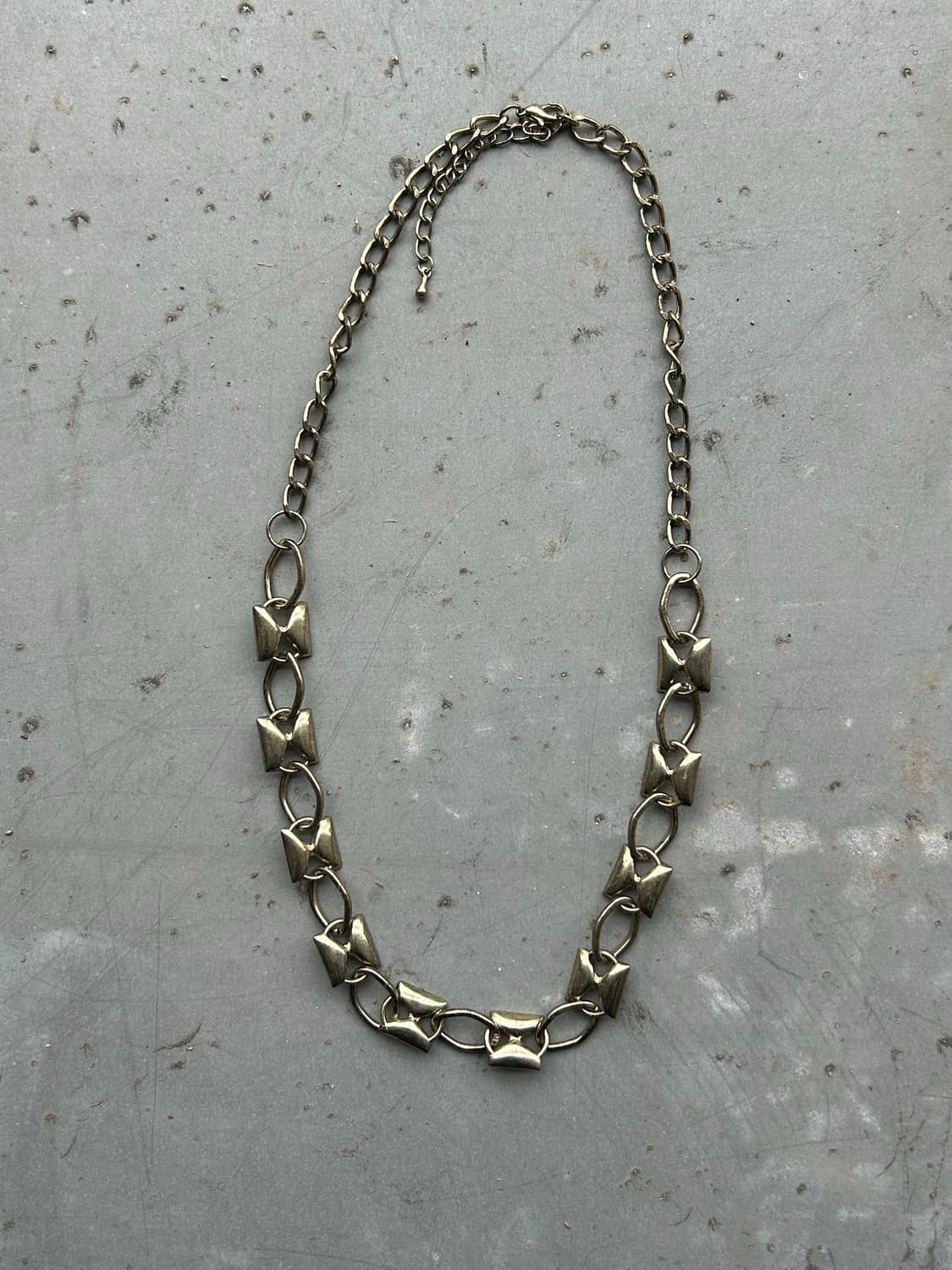 빈티지 골드 스퀘어체인 목걸이 상품이미지1