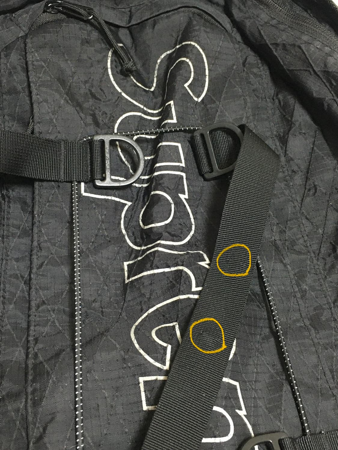 슈프림 18 fw 백팩 블랙 상품이미지2