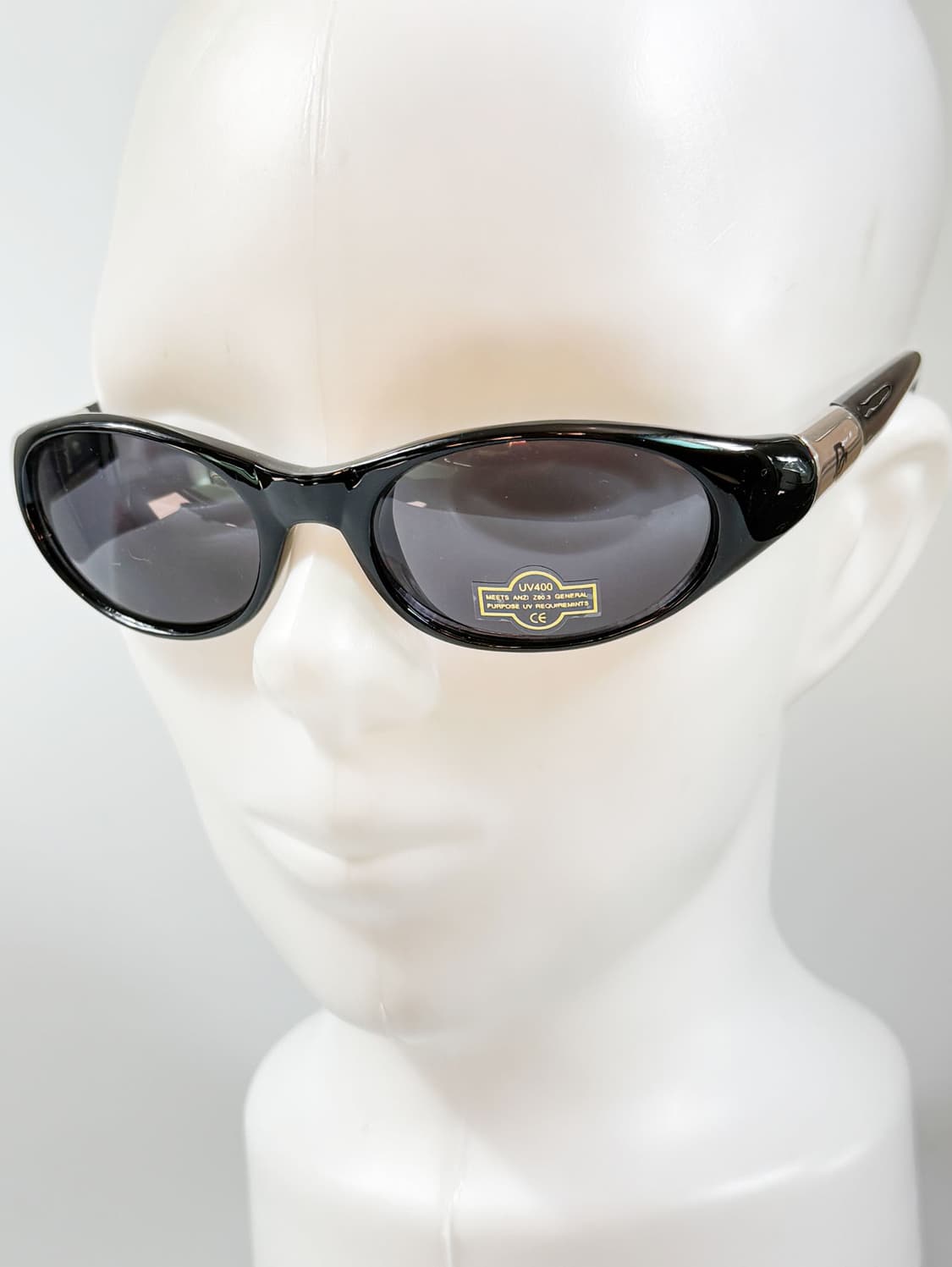 90s DC 블랙 볼드 오벌 프레임 빈티지 선글라스 상품이미지7