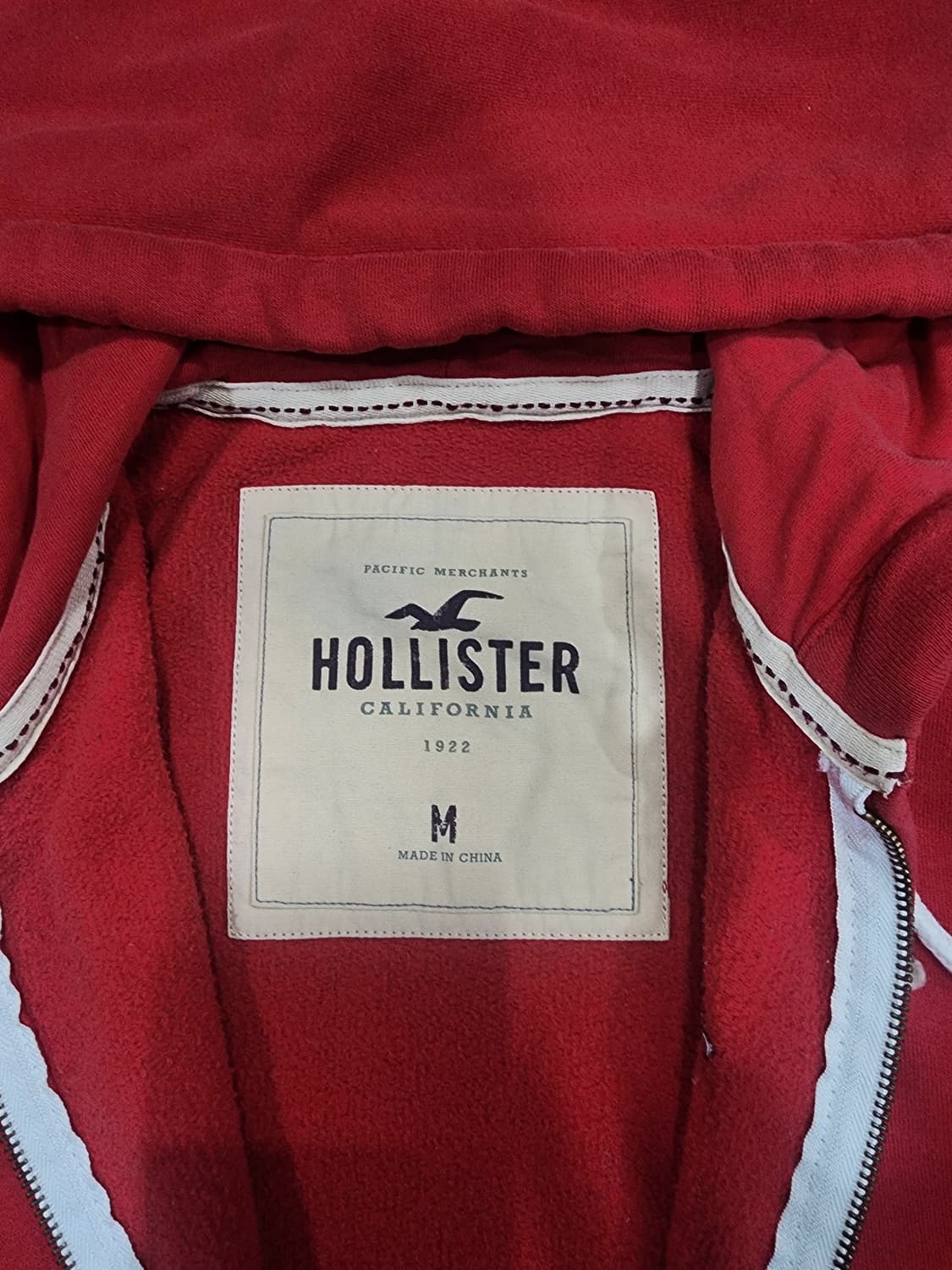 홀리스터 스펠로고 Y2K 풀집업 후드집업 M 상품이미지6