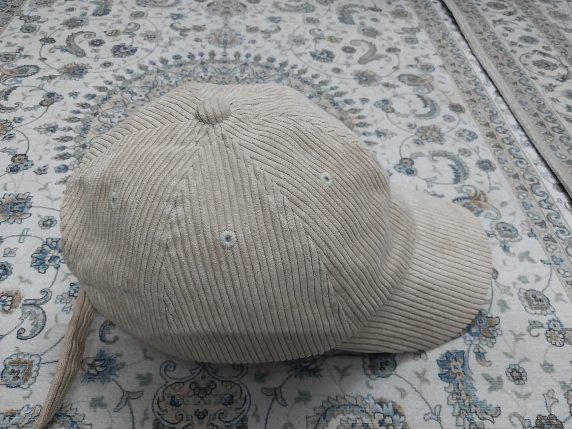 jpn ships 베이지 코듀로이 볼캡 모자 상품이미지4