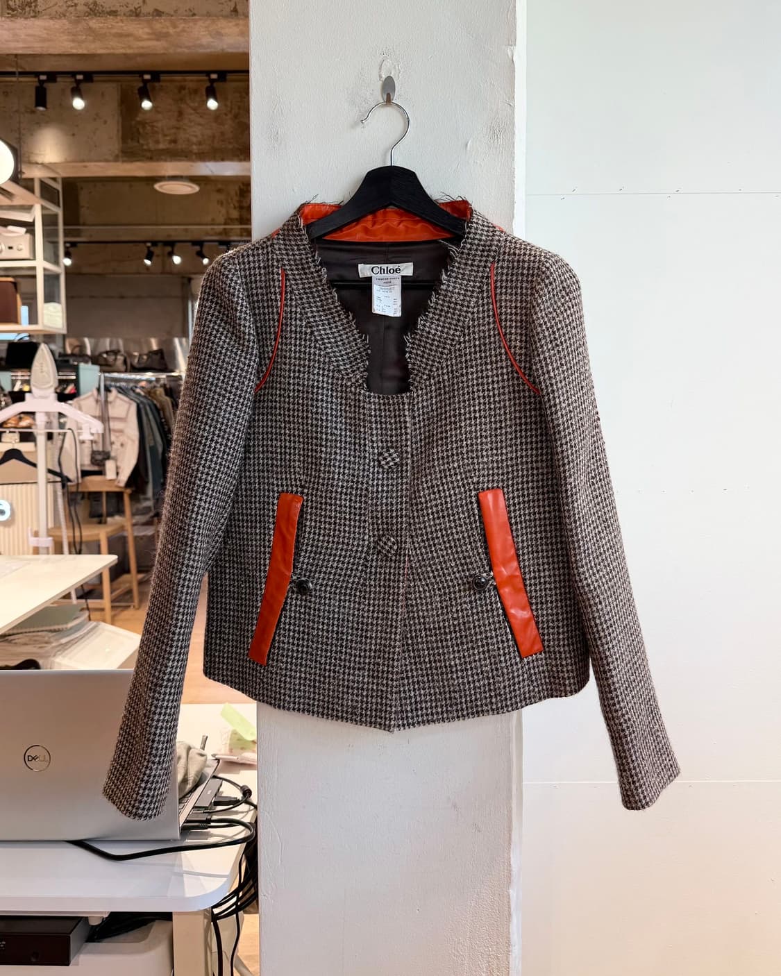 끌로에 브라운 하운드투스 알파카울 자켓  상품이미지2