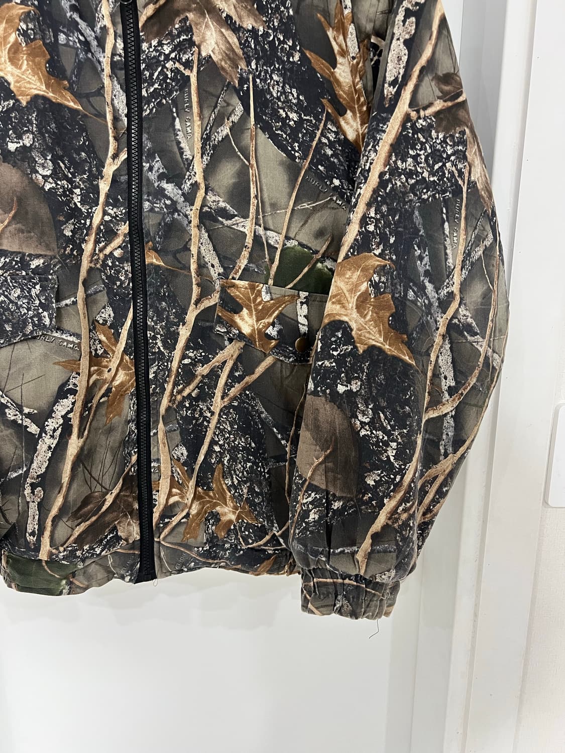 리얼트리 패턴 후드집업 자켓 상품이미지4