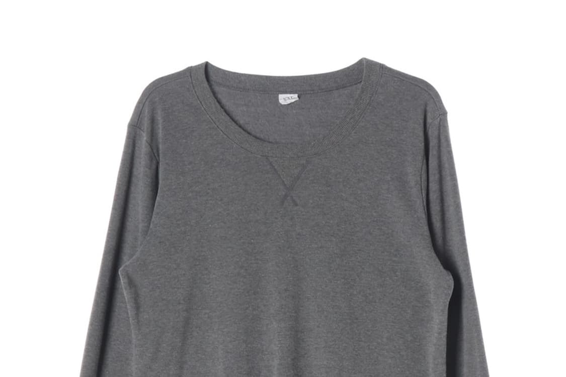 GAP 자수 로고 V-스티치 롱슬리브 티셔츠 차콜 L 상품이미지3