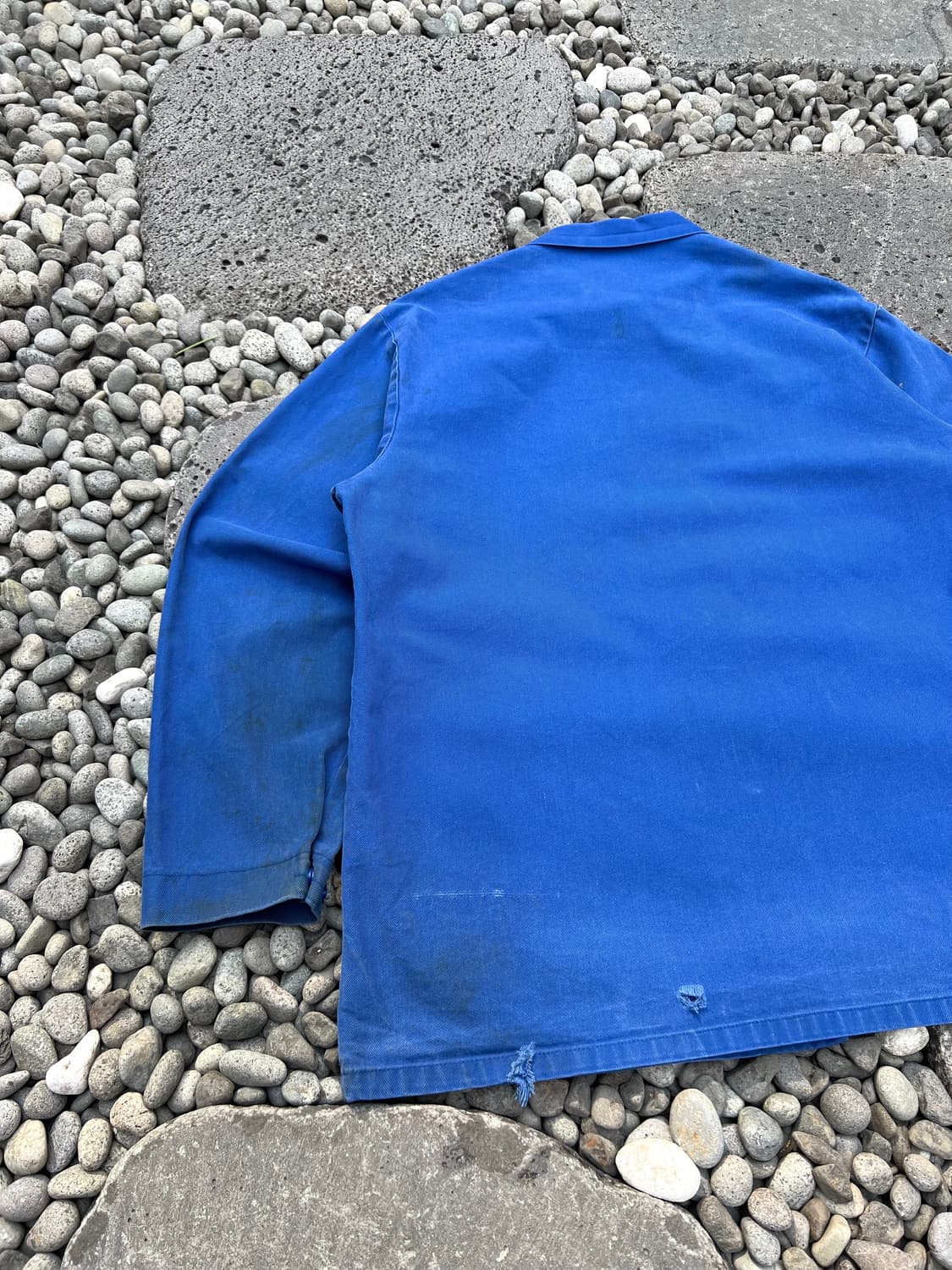 OLD VINTAGE HARD FADED WASHING 프렌치워크자켓 상품이미지8
