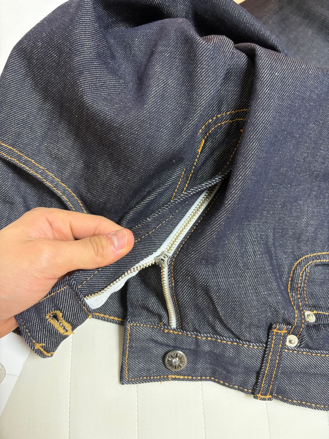 9999아카이브 Linking Wide Denim Pants DN (0) 상품이미지2