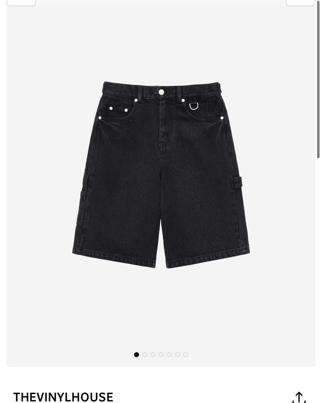 더바이닐하우스 카펜터 데님쇼츠 상품이미지1