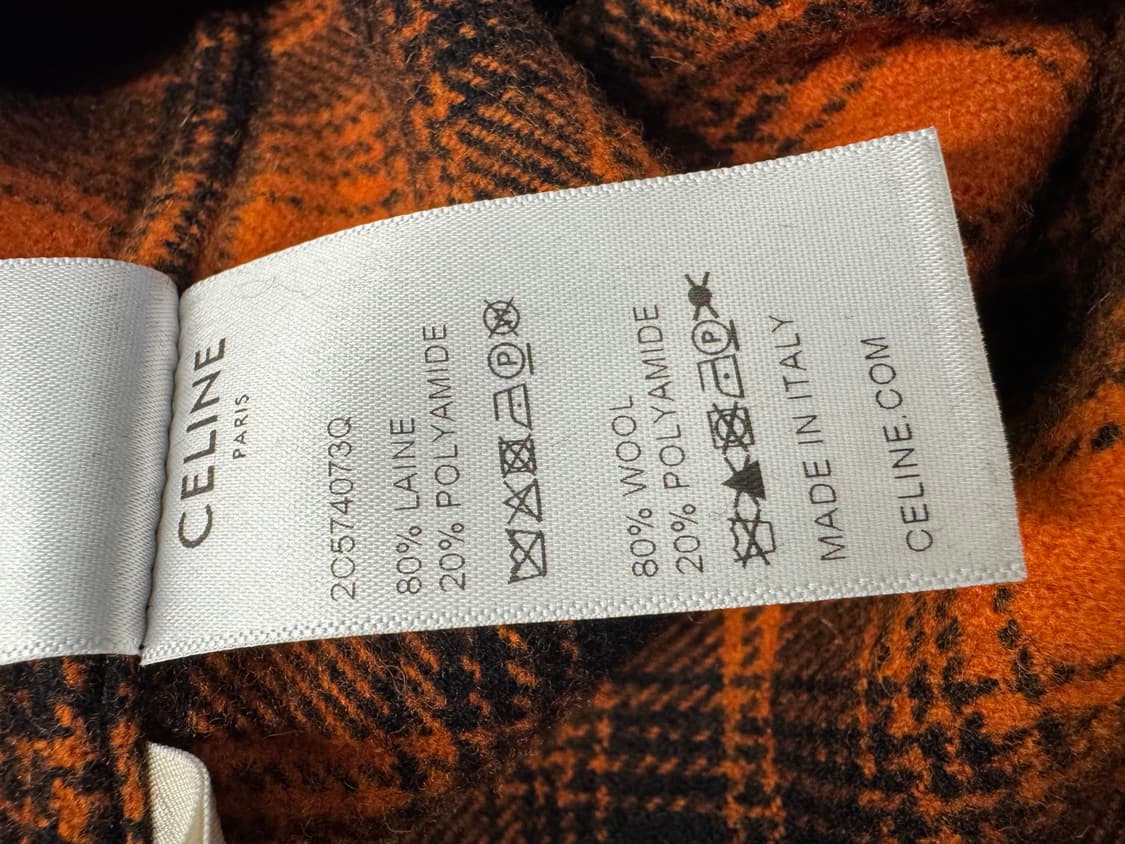 셀린느 루즈핏 울 플란넬 셔츠 40사이즈 상품이미지9