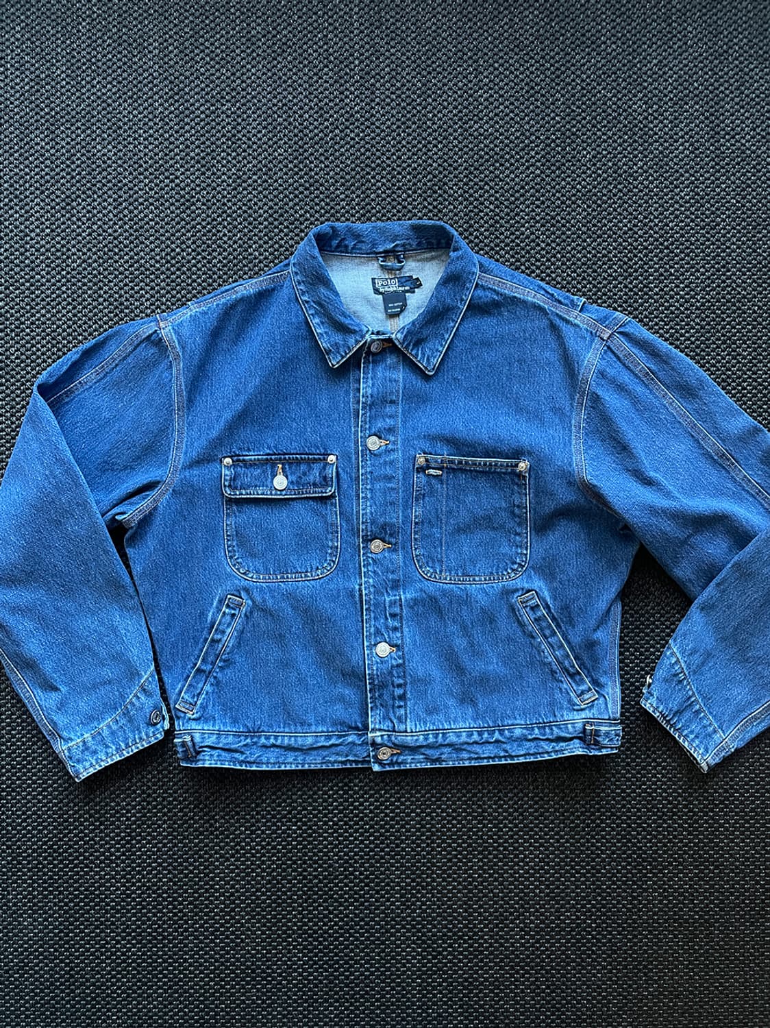 USA 폴로 던가리 데님 트러커 자켓 상품이미지1