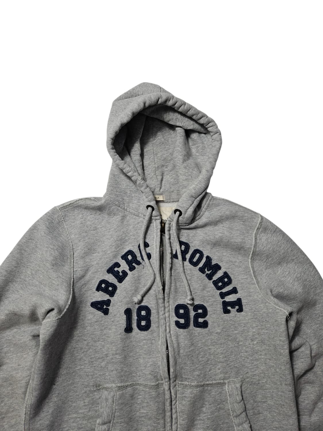 아베크롬비 아치로고 그레이 후드집업 L 상품이미지2