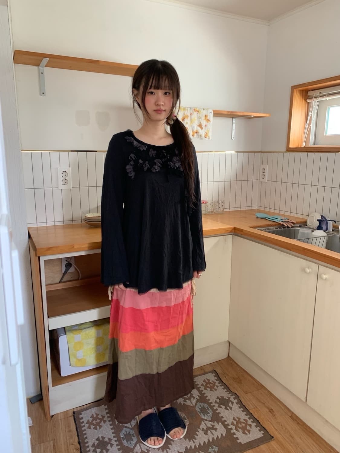 flower sleeve.. top 상품이미지2