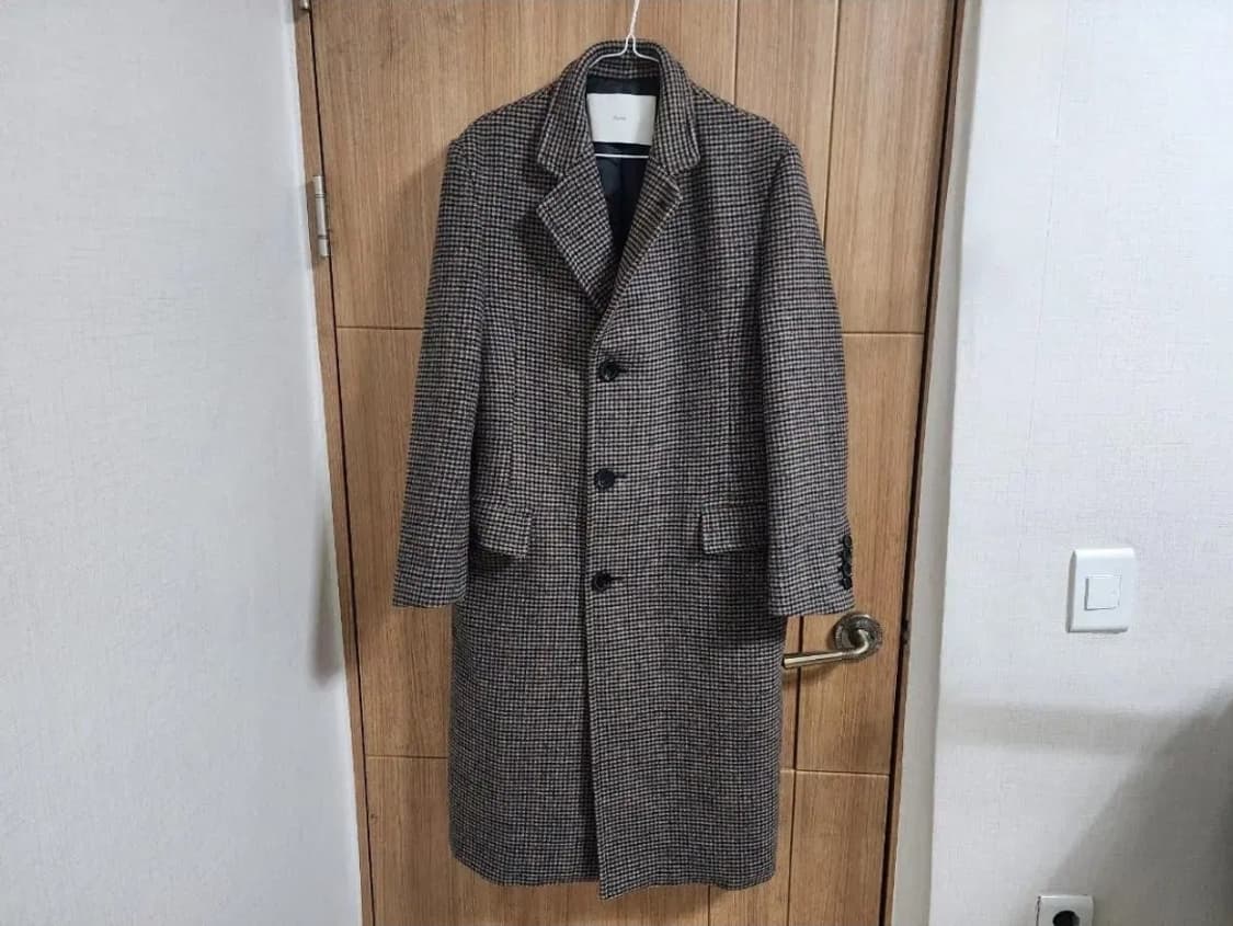 (S)던스트 공용 싱글 3버튼 울 코트 상품이미지1