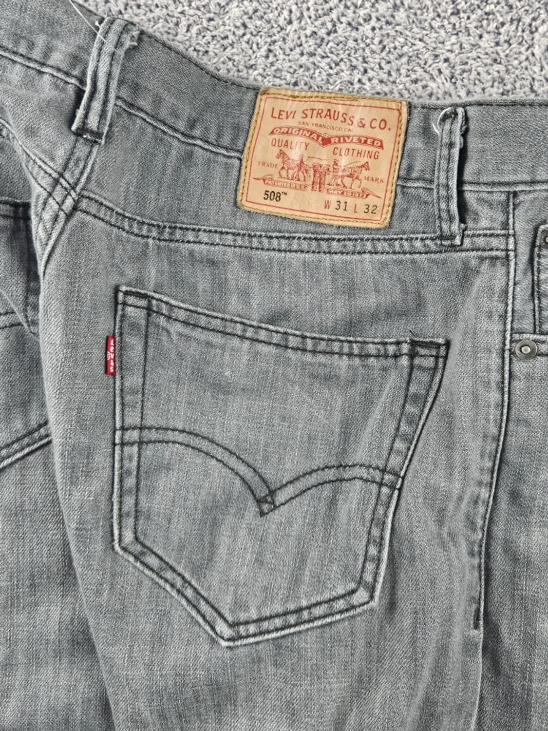 리바이스 508 그레이 진 데님 팬츠 ( 31X32 ) / 10865 상품이미지8