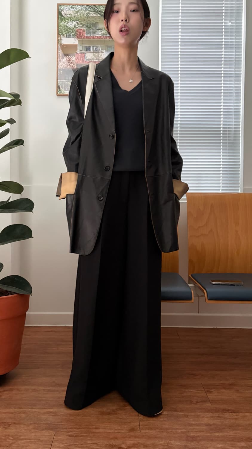 질샌더 레더 즐레이져 상품이미지9