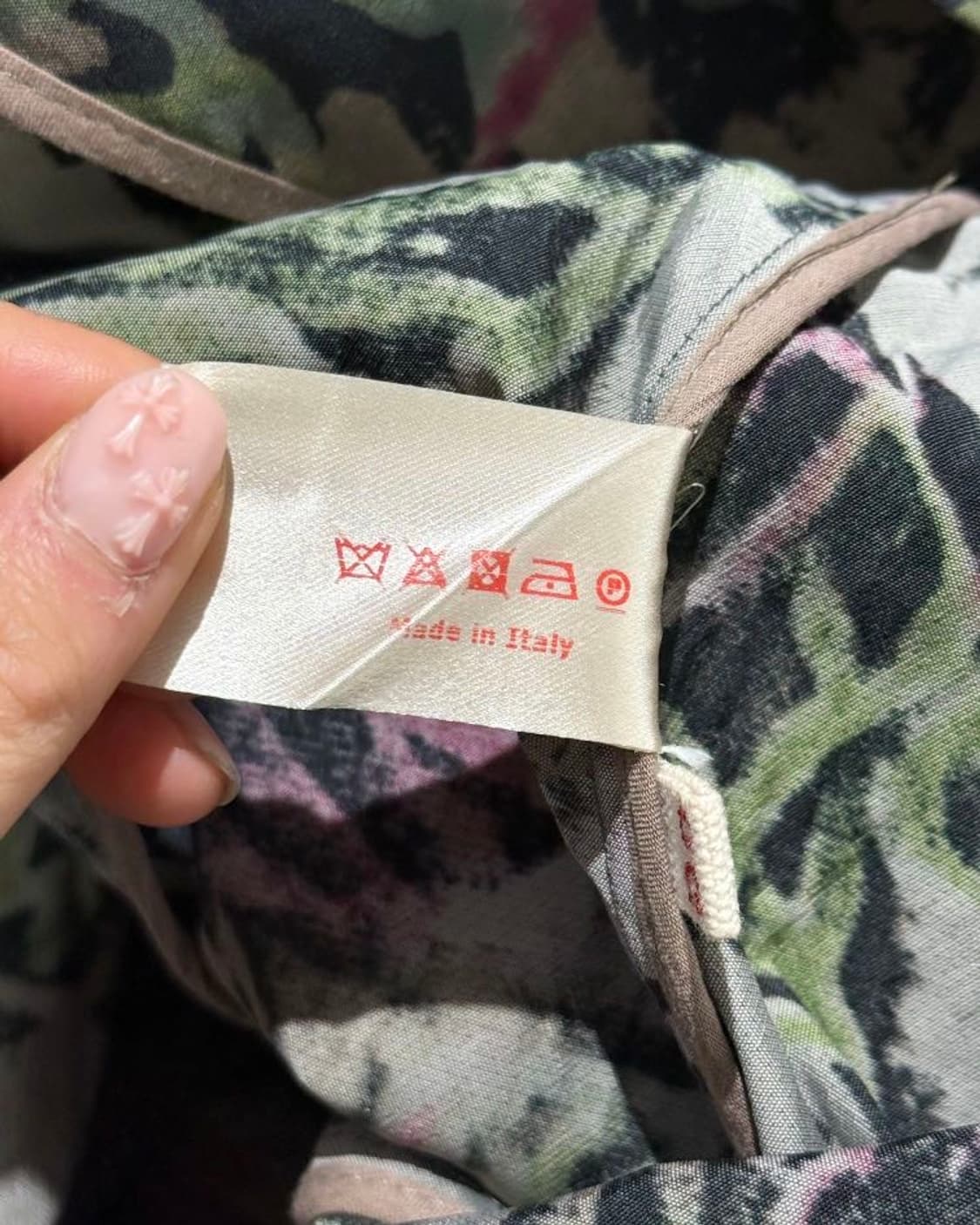 마르니 멀티컬러 리프 벨티드 리프 패턴 코트 상품이미지9