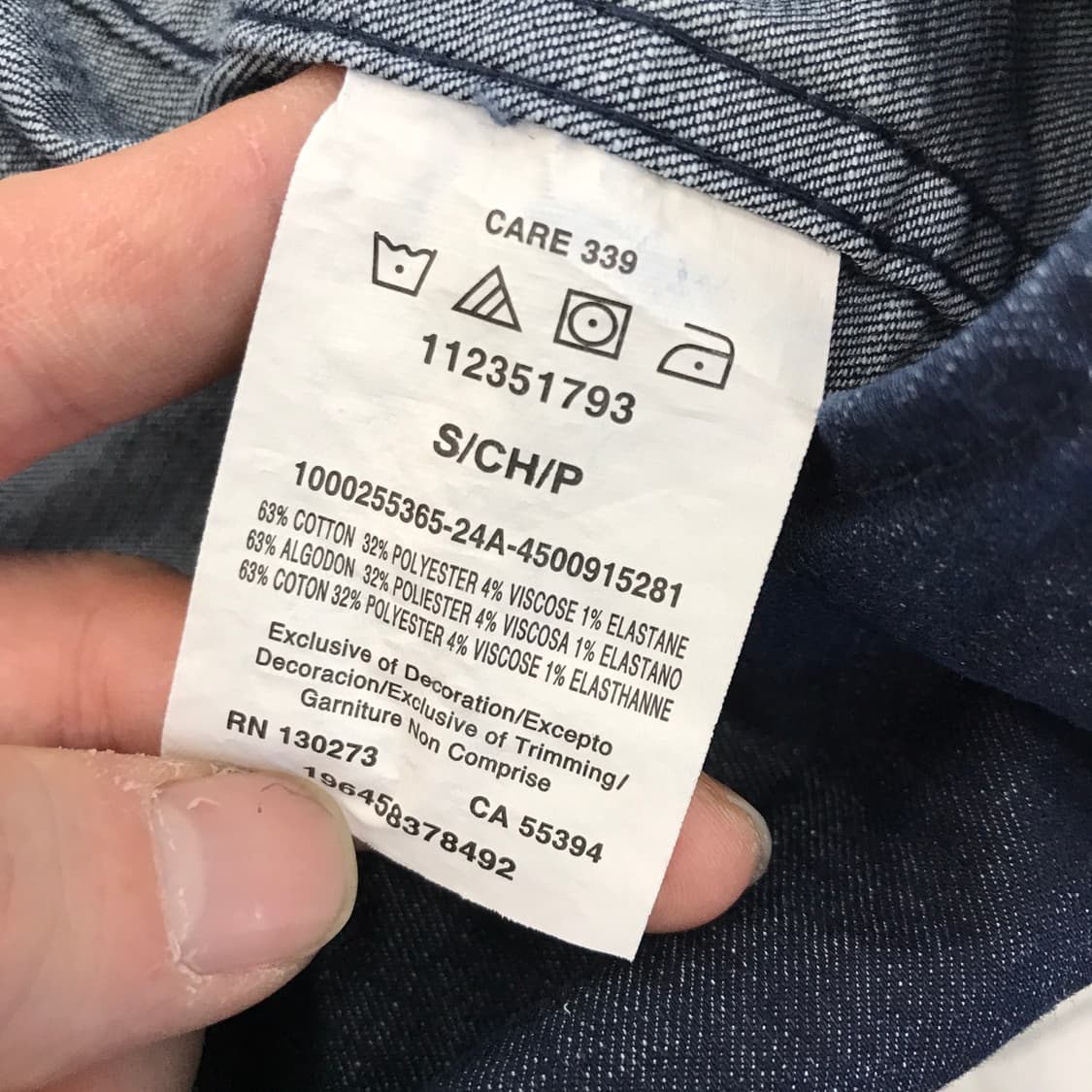 Wrangler 웨스턴 데님셔츠 [국내95] 상품이미지6