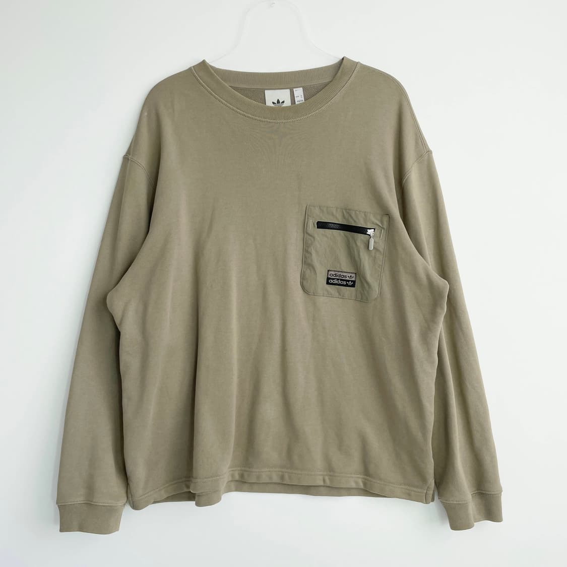 F1 아디다스 R.Y.V. 카키색 포켓 스웻셔츠 XL사이즈 상품이미지1
