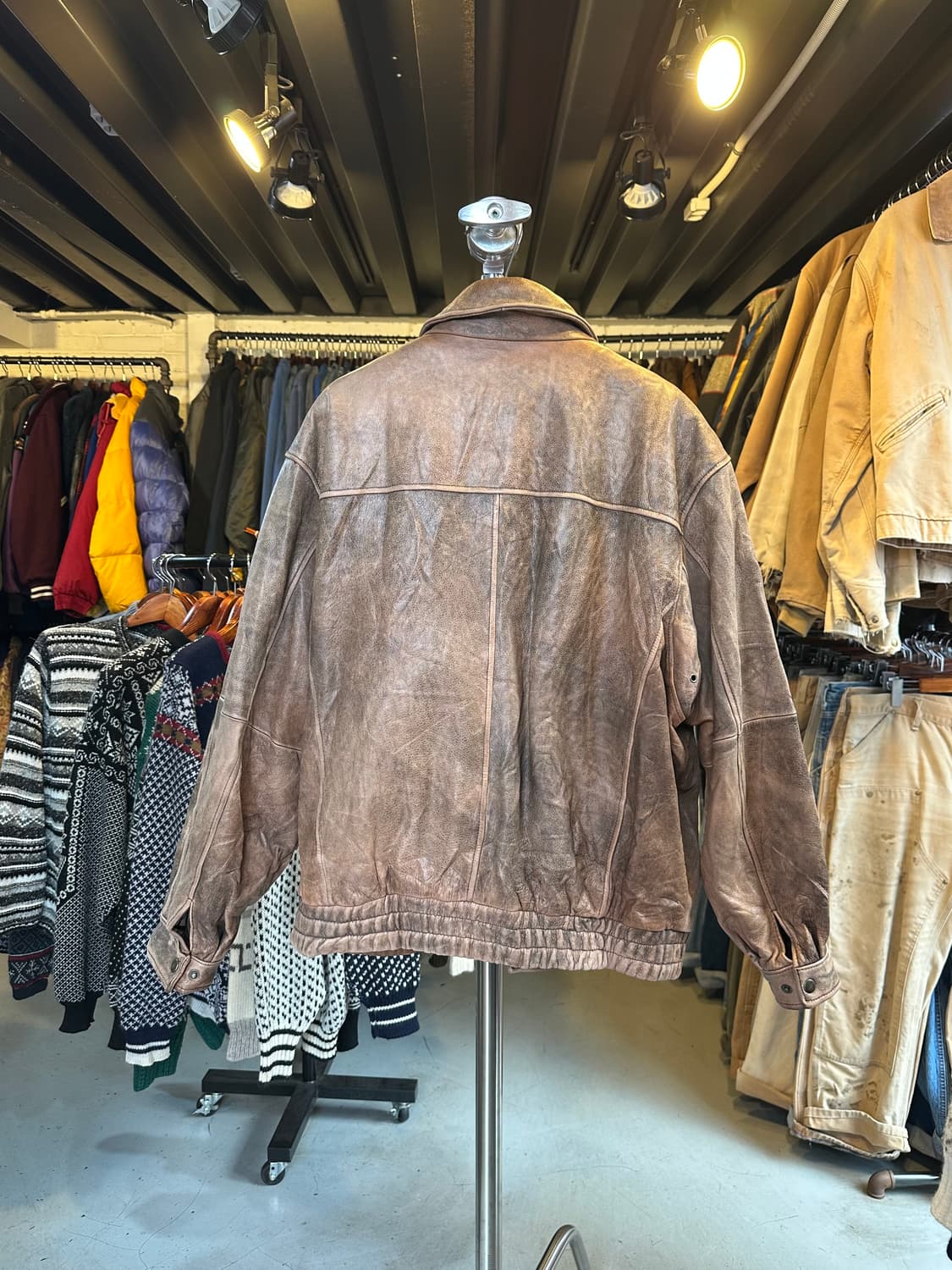 Wilsons Leather 헤비 리얼 레거 A-2 플라이트자켓 상품이미지2