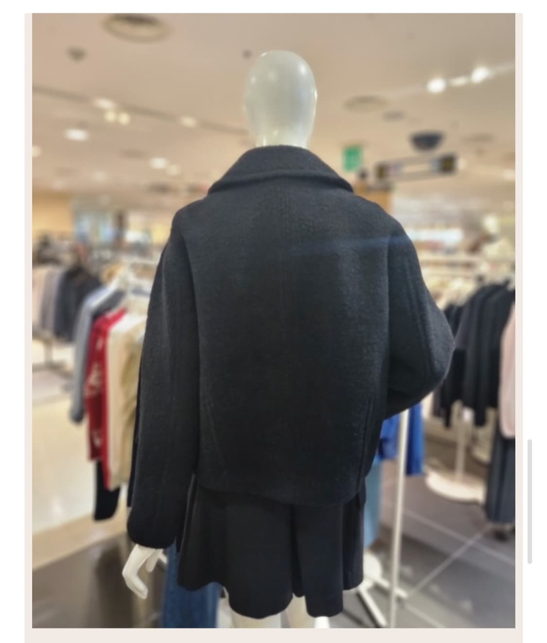 올리브데올리브 버클장식 부클 숏 핸드메이드 코트  상품이미지5