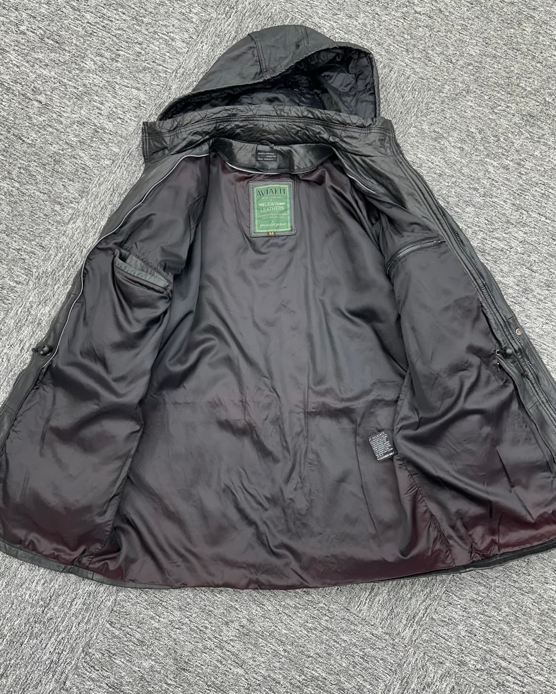 (44)90'S LEWIS LEATHER 가죽자켓-M1521 상품이미지4