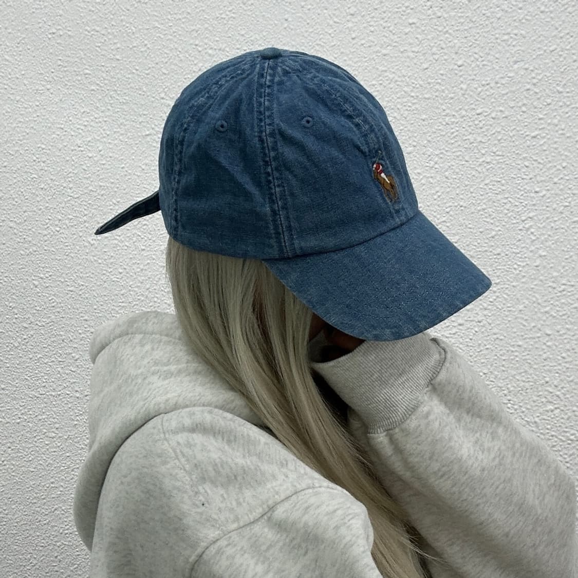 폴로 랄프로렌 옥스포드 데님 볼캡 상품이미지2