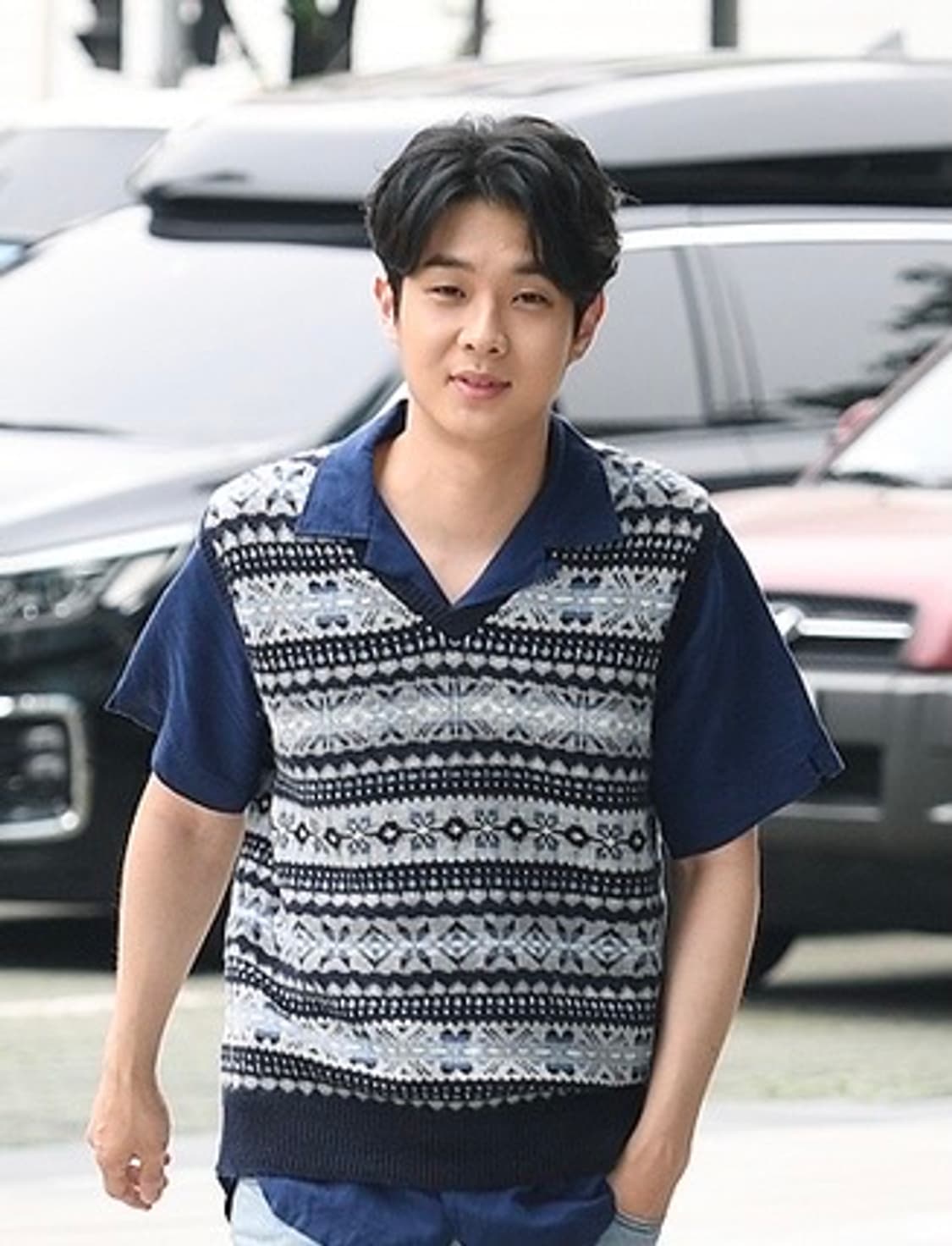 새상품급 폴로 페어아일 니트베스트 상품이미지2