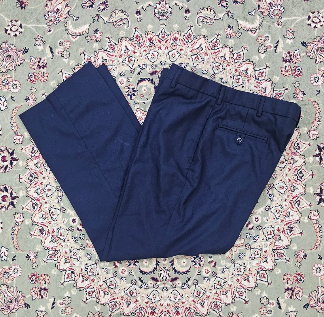 [최종할인] USAF 미공군 네이비 울 서비스팬츠 37R 34-35 상품이미지1