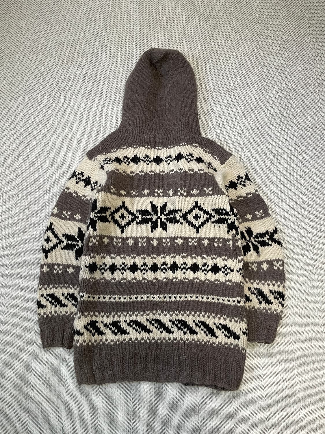 카나타 코위찬 노르딕 패턴 후드 니트 가디건 J03587 상품이미지6