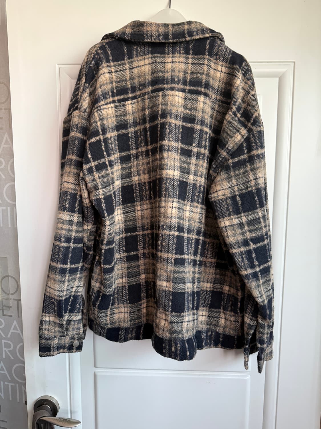 빈티지 체크 써멀 울 셔츠  상품이미지3