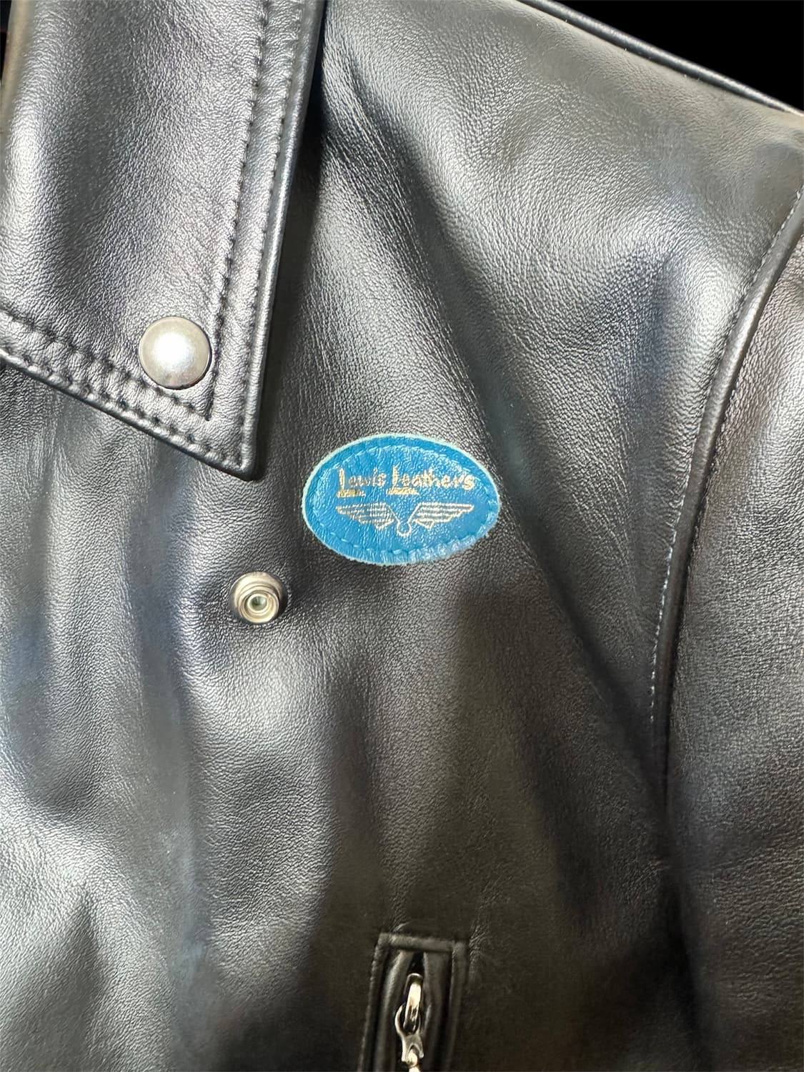 루이스레더 391t 호스하이드 42 내피 블루 커스텀 상품이미지3