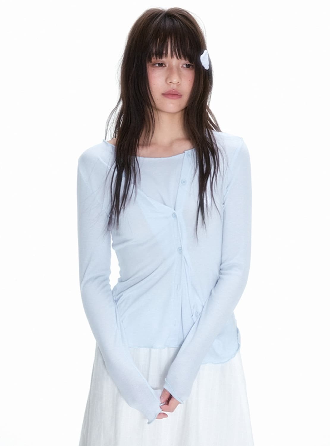 테스트메커니즘 necy Two-piece Long sleeve top 상품이미지1