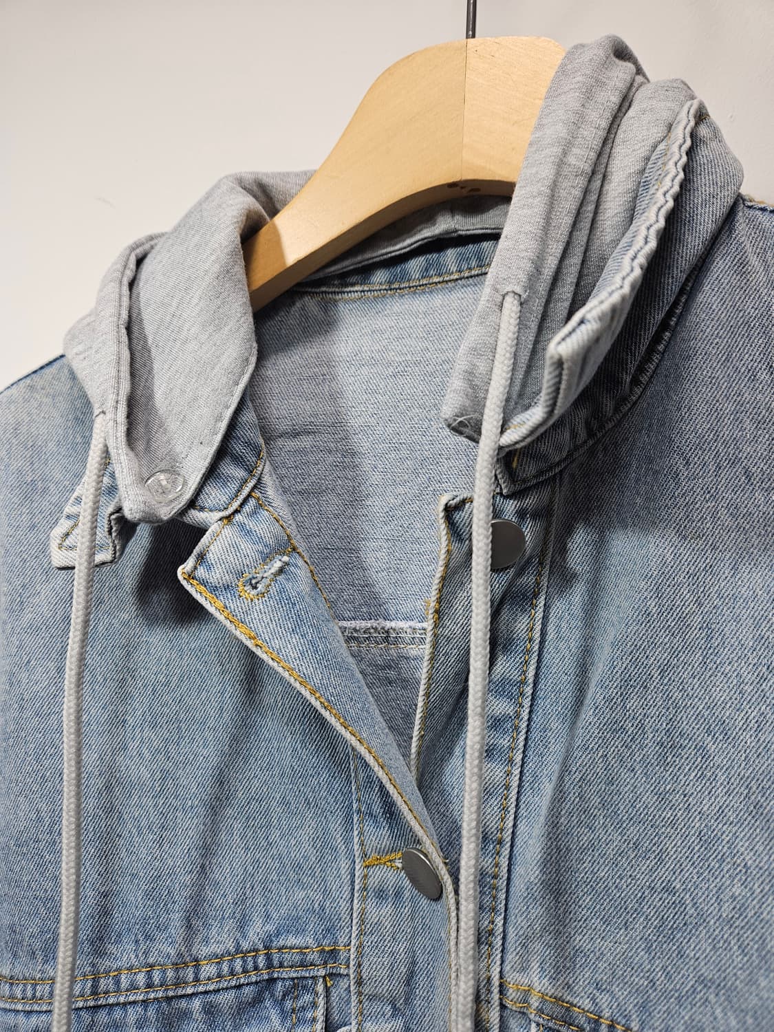 후드 탈부착 청자켓 상품이미지4