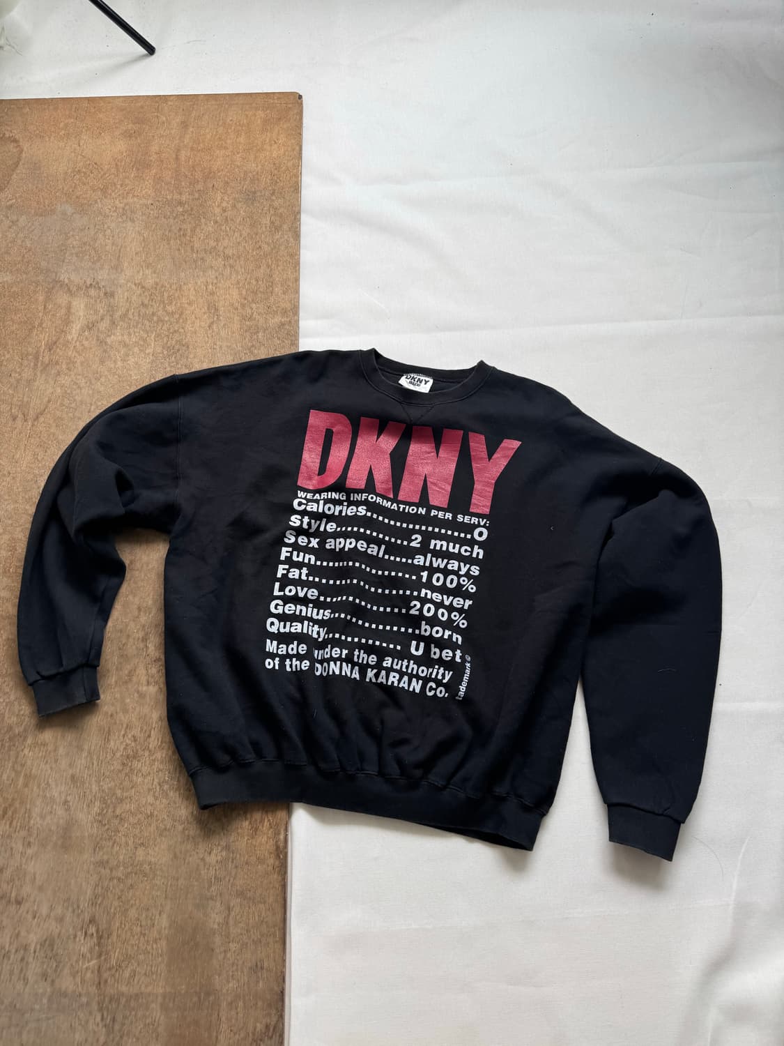 DKNY 디케이엔와이 레터링 프린팅 맨투맨 상품이미지2