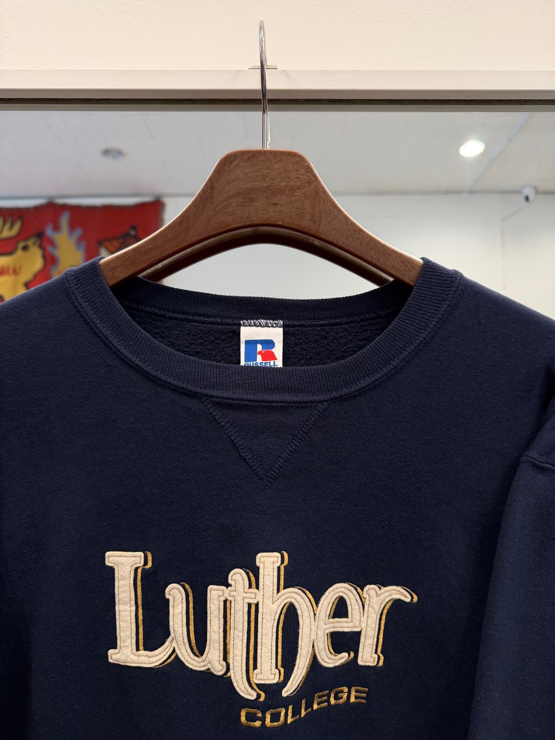 90-00s Russell 러셀 LUTHER Col. 스웻셔츠 상품이미지3