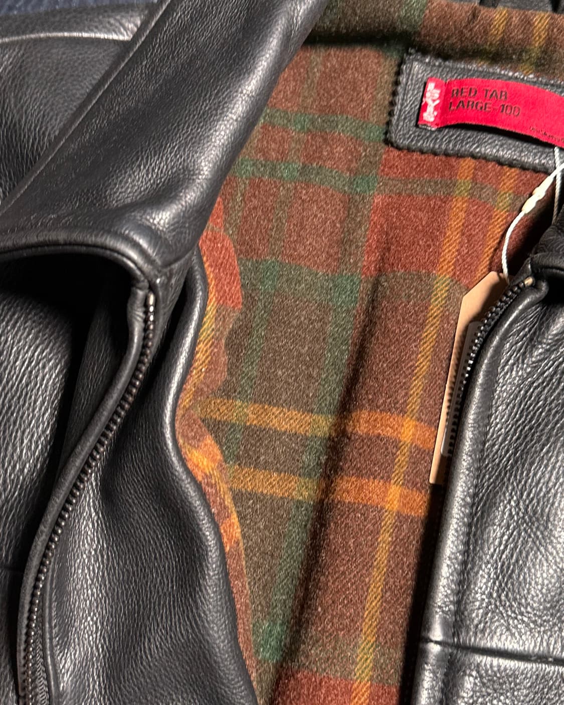 90-00‘s 리바이스 카우하이드 카코트 L 상품이미지5