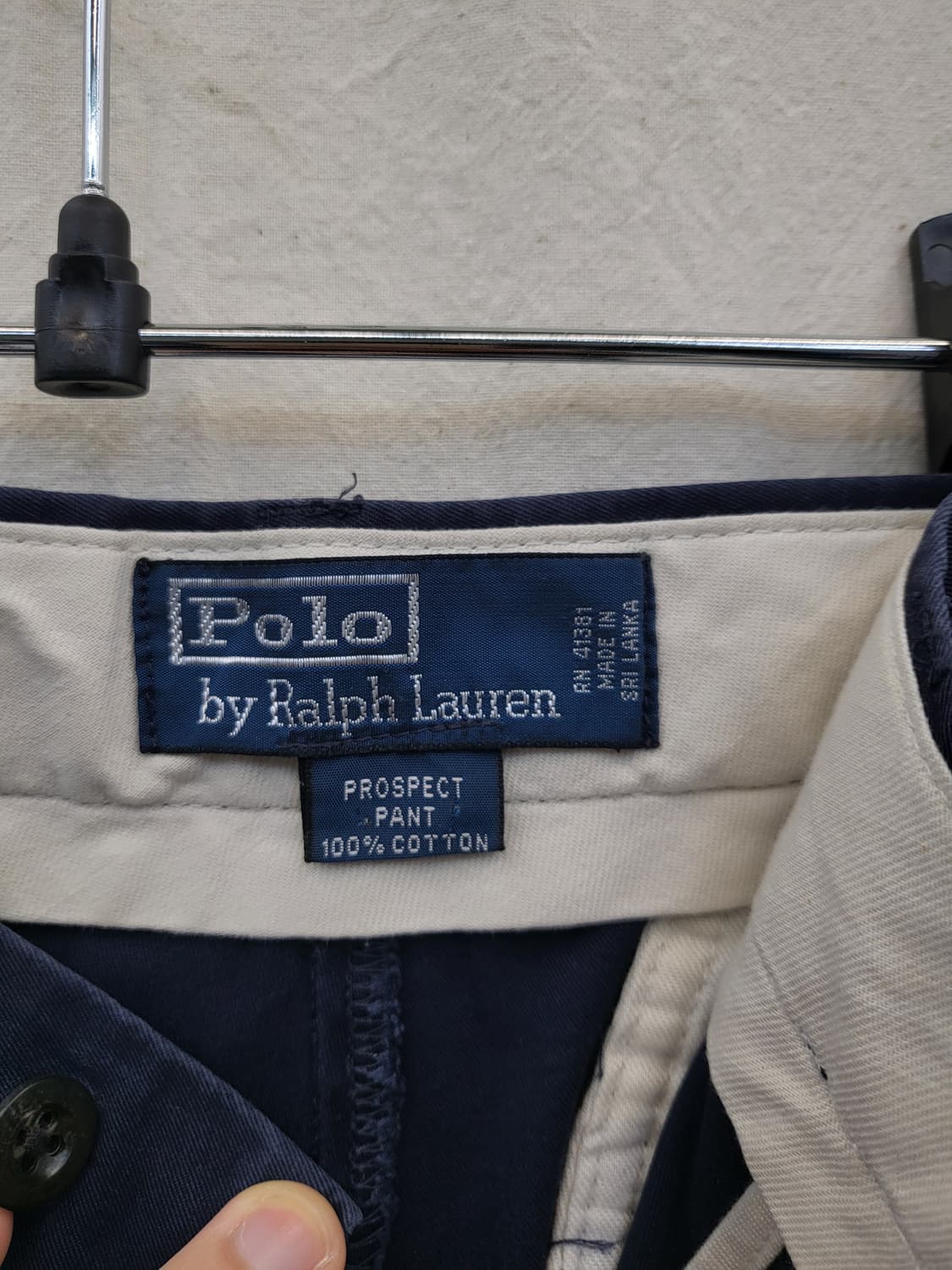 폴로 랄프로렌 네이비 면바지 남성 바지 상품이미지4