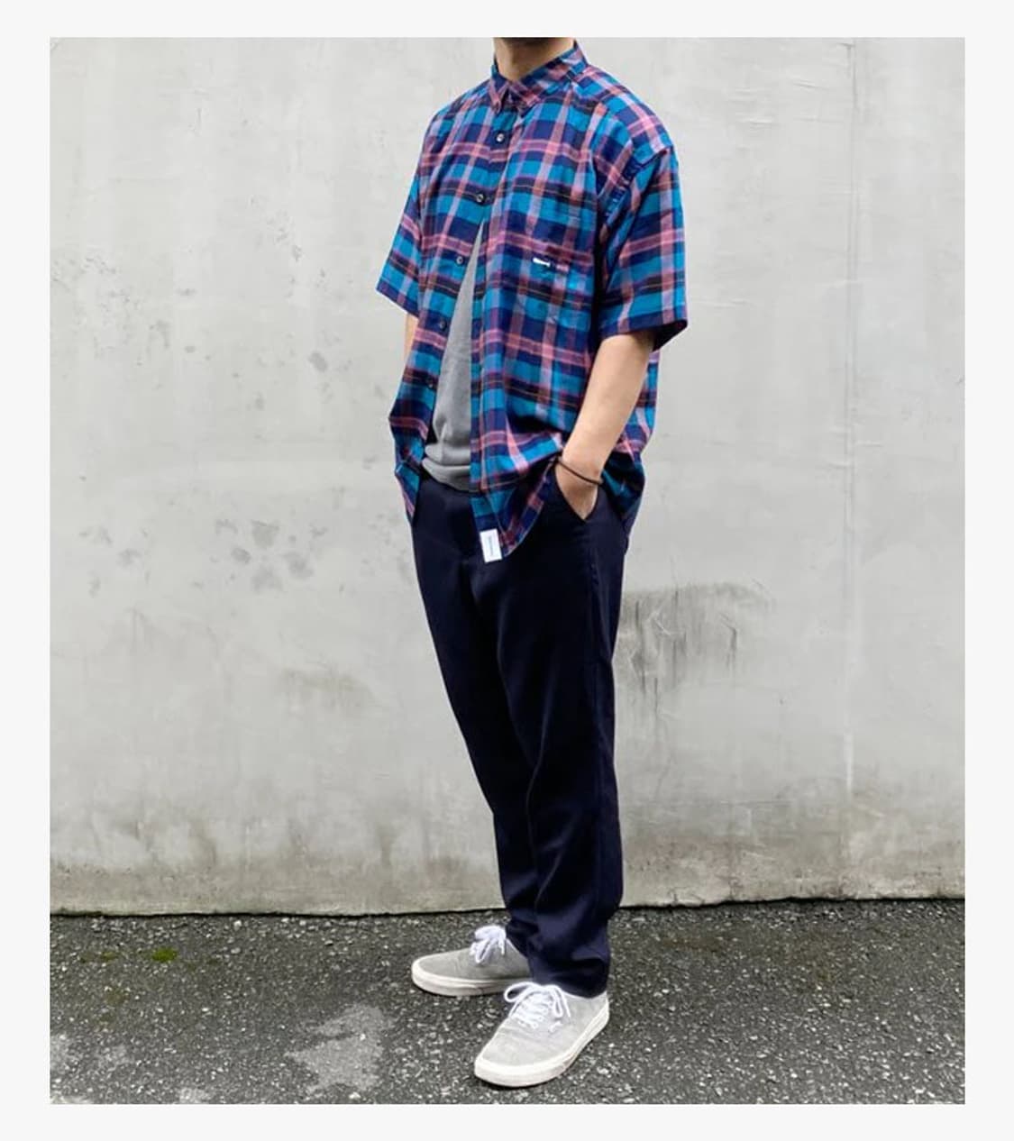 DESCENDANT - HYANNIS B.D SS CHECK SHIRT 상품이미지3